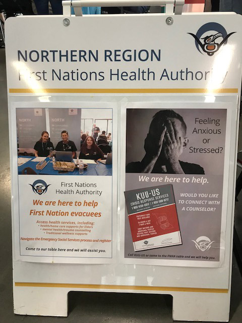 FNHA-Northern-Info-Board-at-Wildfire-Evacuation-Centre.jpg